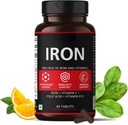 C、Folic Acid和Vitamin B12----铁片有助于支持能源----60个Veg片的男女铁片