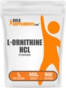 Bulk Assupports.com L-Ornithine HCl 粉末 - Ornithine Assupports - Gluten Free,每服1克,500克(1.1磅)(一包)
