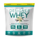 设计者Wellness,设计者Whey,天然当蛋白质粉有Probiotics,Fiber, 和关键B-维生素换能源,Gluten-Free,法国香草,4磅