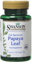 Swanson Full Spectrum Papaya Leaf - 草药补充剂促进消化健康与GI Tract Support - 自然公式整体健康 - (60 Capsules,每部400mg)