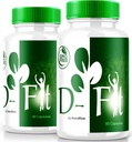 (2 Pack) D- Fit Capsules, 健康与健身的所有天然D适配公式, 实现身体和适配目标的Premium Keto支持, Keto体重损失补编, DFit Detox Pills Reviews (120 Capsules)