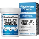 物理学家的CHOICE 100亿高级Probiotic - 16 Strains + 有机生素 - 消化和古特健康 - 支持偶发便秘,腹泻,气体和布洛廷 - 妇女和男子的Probiotics