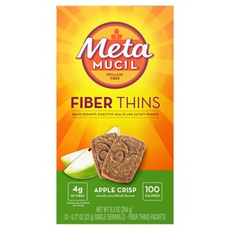 Metamucil Fiber Wafers Apple Crisp 24 Each (Pack of 2) (中文(简体) ).