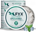 FYX Cafeine Nootropic Pouches – 清洁能源与焦点与Alpha-GPC,L-Tyrosine & L-Theanine – 60mg Cafeine Pouches – 无糖阿尔pha Nootropic Poches – 5-Pack (5-Count, Spearmint) (中文(简体) ).