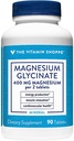 维生素店(Glycination 400MG) -- -- 支持能源生产,促进肌肉放松,加强心脏健康,促进整体健康(90块)