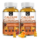 1,200mg 含维生素D3,K2,B12 & B6的钙 – 植物复合钙 镁 辅料 Glycnit, Potassium, Sea Moss, Ashwagandha Root for Bone & Teeth strong, Muscle & Immune-2 Pack