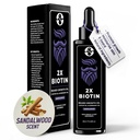 Biotin浓度 胡子Thickener & Sweeder - 2oz 配有 Castor Oil, Rosemary Oil 和维生素 - Sandalwood Scent for Men