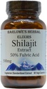 Barlowe的草药 Elixirs Shilajit 摘录 | 500mg Per Capsule | 50% Fulvic酸 | 矿物-Rich Himalayan 生命力与健康补充 | 60 Vegan Capsules | |  Non 非GMO, Gluten-Free, Glass Botled
