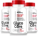 (3 Pack) Glyco Care Capsules, Glyco Care 高级血液支持补充, Glyco Care 健康支持药片, 总体健康最大强度公式, 所有天然GlycoCare审查(180 Capsules)