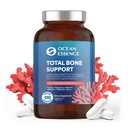 OCEAN ESSENCE 总骨支持 - 支持骨密度和强度的基于植物的藻类钙补充物 - 男性和女性 35+ - 120 天然钙囊 - 最佳健康维生素