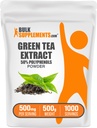 Bulk Assupports.comgreen 茶叶萃取粉剂 - 50% 多酚补充剂, EGCG 补充剂 - Gluten Free, 每服500毫克, 500g(1.1磅)(包1)