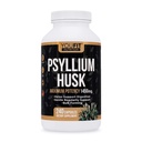 PSYLLIUM HUSK 笼盖 - Premium Psyllium Fiber 补充 - 促进肠内健康和正常性 - 100% 天然可溶性纤维 1450mg 每架服役 - 240个笼盖