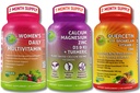 基于植物的Imune, Bone & Energy Support Bundle – 与布罗梅兰,维生素C & Zinc + 钙镁 与 D3, K2 & Turmeric + 女性多维他命 与铁和有机超食品