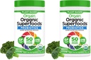 Orgain 有机绿药+50 超级食品,原 - 1亿 用于Gut健康,抗氧化剂,Vegan, Plant Based, Gluten Free, Non GMO, 乳品自由汁和平滑混合剂 - 0.62升b