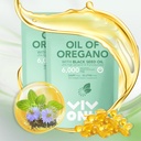 Oregano的VivoNu石油,含黑种子油,Oregano Capsules的平衡油,有机OreganoOil软胶,Carvacrol,Thymoquinone,非GMO