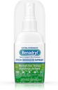 Benadryl Extra Extra Power Anti-Itch 冷却喷雾器、专题止痛剂和皮肤保护剂,用于抗大多数室外痒,旅行尺寸,2 f. oz(3页)
