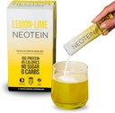 NEOTEIN:电解质粉包,蛋白质粉包,含10g蛋白质 & Collagen → 水分包 - 零糖,无填料,无碳化物 → 柠檬 → → 45卡罗里 → Keto & Paleo → 15包