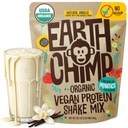 Earth Chimp Organization Vegan蛋白粉 - 配有Probiotics - 非转基因生物,乳品免费,Non Whey, 男女植物蛋白粉,Gluten免费 - 26 services 32 Oz(Vanilla) No Scoop