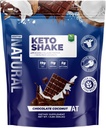 关于时间 Keto 摇晃巧克力椰子 与Bovine Collagen蛋白 + MCT 来自椰子 + 11g 蛋白, 19g Fat, 5g Net Carbs → Gluten - Free, 非 GMO, 12 services