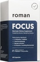 Ro Focus QQ Nootropic 饮食补充剂支持与咖啡因,L-Theanine,美国金森,Bacopa Monnieri 30天供应(60张平板电脑)的冷静能量和浓度.