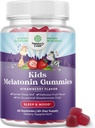 Natures Craft Melatonin Gummys for Kids Sleep Support - Hassle-Free Kids Melatonin Gummys for Mood Support - 美味和Tummy 友好的Gummy 1 Mg Little Ones Non-GMO Gluten Free and Halal (英语:Nature-Gluten Free and Halal) (英语).