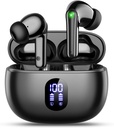 Wyness Wireless Earbuds Bluetooth 5.3 Ear Buds, Hi-Fi Stereo Bass Ear Buds 配有48H Playtime & LED Display,轻量级耳机配有Mic,IPX7防水,iPhone的触控