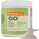 Zahler Mantra Go,"预战能源助推"(The Pre-Workout Energy Booster Supplement),"热带莓火焰"(Tropical Berry Flavored),"30位服务员".