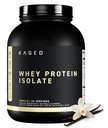 Kaged Whey蛋白质隔离粉末香草 100%纯低乳糖 Whey Why Why Why Why Why Why Why Why Why Why Why Whings Assistance 支持肌肉建筑 25g/每服41次服务