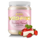 钢质补充剂 Veg-PRO | Vegan蛋白粉,草莓芝士蛋糕 | 25 services (1.65升bs) | 有机蛋白粉,配有 BCAA 氨基酸 | Gluten Free | Non Dirry | 低卡布配方