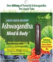 Irwin Naturals Liquid 快速交付 Ashwagandha Mind & body - 10 Liquid-Tube - 助推体能和精神性能 - 一天Berry-Citrus Flavored Drink Mix