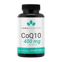 Luma 营养 CoQ10 400mg 软胶 - 高吸附性软胶 Q10 - CO Q-10 200mg / 400mg 一人服务 - 心脏健康 - 60 液体软胶
