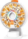 Zoksi Lige Fun Pill Dsipenser, Daily Pill Box for 7或14 Days, Wall-Mountable 或 Tabletop Weekly Pill Organizationer Hold for Medical, Vitamin 或 补充, Pill case with Easy Press Button (白色) 药物,维生素或 补充, Pill Case with Easy Press Button (White) 药物, 药物, 药物, 药物, 药物, 药物, 药物, 药物, 药物, 药物, 药物, 药物, 药物, 药物, 药物, 药物, 药物, 药物, 药物, 药物, 药物, 药物