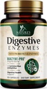 消化酶 - 超级消化酶 多酶复合体 与布罗梅兰,帕宾,Probiotics & Prebiotics - 女性和男性消化酶 120 Capsules