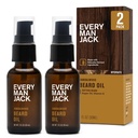 Jack Sandalwood Beard Oil - Moisturize & Sweather Your Beard - Relieve Itch and Flakes - Made w/Naturally 衍生物如维生素E、Argan Oil和Borage Oil - 1 oz - 2 包装