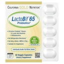 LactoBif Probiotics, 65 Bllion CPU, 20 活性与临床研究 Probiotic Strains, 无豆类,无糖类, 蔬菜类, 个人双油脂密封, 30 个 Veggie Capsules