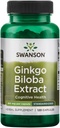 Swanson Ginkgo Biloba 摘录 24% 60毫克 120卡普尔