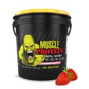 COLOSSAL LABS 肌肉蛋白WHEY Power [12 lbs/Pack of 1] – 冷过滤,25g纯蛋白,6.6g BCAAs (Package May Vary)(12LB,草莓)
