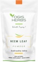 YOGIS HERBS NEEM Leaf Powder – Pure Azadirachta Indica for 解毒,免疫支持和清皮肤 – 100% 天然草药补充剂