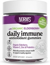Norm's fark 有机老莓果汁 - 日用锌对成人和儿童的免疫支持,DE111 Probiotic,维生素C - 在美国制造,第3党测试 - Vegan,Gluten-Free,Kosher,Non-GMO,60 Gummys