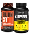 与Yohimbine合作的杰克工厂脂肪燃烧器 - 男女热能补充剂 - 燃烧-XT 热能脂肪燃烧器和Yohimbine额外强度补充剂 2.5mg,270卡普尔