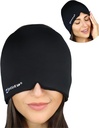 快速代理 Migraine 救济帽 - 为 Migraine, Sinus 紧张头痛救济, 双层 Gel 冰面具, 治疗性 Migraine 面具 - 冷热压缩, 一个尺寸适合全部