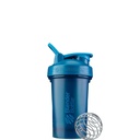 BlenderBottle Classic V2 摇摆瓶 完美为蛋白质摇摆和预选工作,20-Ounce,Ocean Blue