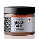 胡子秃头换男人 - 旅行包 - 支持Thicker Beard, Pearl Snap Scent, 天然成品奶油减少干燥和增强 外观 - 2 oz