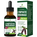 Poke Root Herb Lymphatic Drashage Drops for Lymphy System Support, 8-in-1 最佳草药配方补充丁香,用于身体解毒和免疫支持 w/Cleavers Echinacea 提取 2oz