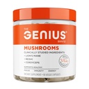 Genius Brand Genius Mushrooms - 以植物为主的Imune, Focus & Energy Supports - 狮子的Mane, Cordyceps & Reishi - 有机与非GMO - 90 Veggie Capsules