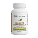 Bioptimers Probiotic Breaktureflight – Lactobacillus Plantarum OM Probiotics & Prebiotics 古特,消化剂和免疫剂支持老年女性的Probiotic – 120 Vegan Capsules