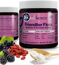 SUNBIOTICS Friendlier Flora -- -- 儿童先生药和亲生药粉补充剂,配有5亿个亲生药草的5个FUs,用于Good Gut Flora、Imune系统、和平衡微生药 -- -- Berry、2 Ounce