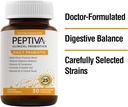 Peptiva Daily Probiotic, 25亿 CPU, 多轨Probiotics, 酸性杆菌, Bifidobacterium, 消化支持补编 - 30 Counter