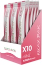 Mitra9 卡瓦粉 放松Pak - 草莓 西瓜 卡瓦 抽取粉 粉 包装 + 茂德增殖 + 植物基 → 推动自然平静和清晰 → 简单开放 单服务棒 (10)