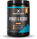 Wilderness Athlete - 液化水和回收 QQ液化水粉 电解液 饮料 混合剂 - 与Bcaas快速回收 水化水粉 含有1000mg维生素 C - 30 service Tub (Arizona Peach).